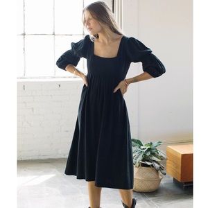 Rachel Pally Doreen dress black linen.